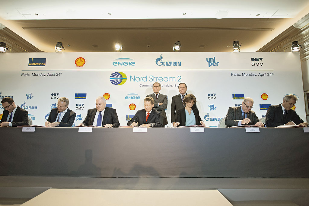 Подписание соглашения о финансировании проекта газопровода «Северный поток-2»